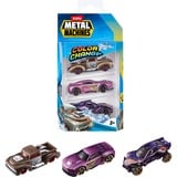 ZURU Ensemble de 3 Mini voitures coulées sous pression Metal Machines aux couleurs changeantes ZURU, Jeu véhicule Metal Machines Ensemble de 3 Mini voitures coulées sous pression aux couleurs changeantes, Ensemble de véhicules, 4 an(s), Métal, Plastique, Multicolore