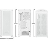be quiet! SHADOW BASE 800 FX boîtier midi tower Blanc | 2x USB-A | 1x USB-C | RGB | Window