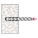 fischer EA II M6 R, Cheville Acier inoxydable