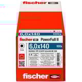 fischer Vis à bois PowerFull II 6,0x140 ZK TX VG 