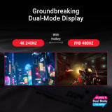 ASUS ROG Swift PG32UCWM 31.5" 4K Ultra HD Moniteur gaming Noir, 1x DisplayPort, 2x HDMI, 1x USB-C, 240 Hz / 480 Hz