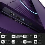 Arozzi Nova 24T1K200 23.8" Moniteur gaming Violâtre, 1x DisplayPort, 1x HDMI, 200 Hz
