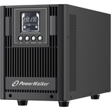 BlueWalker VFI 2000 AT Double-conversion (en ligne) 2 kVA 1800 W 4 sortie(s) CA, UPS Noir, Double-conversion (en ligne), 2 kVA, 1800 W, Sinusoïde pur, 80 V, 300 V