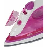 Braun FreeStyle 3 FI 3124 Fer à repasser à sec ou à vapeur Semelle en céramique 2400 W Violet, Fer à vapeur Violet/Blanc, Fer à repasser à sec ou à vapeur, Semelle en céramique, 2 m, 160 g/min, Violet, 45 g/min