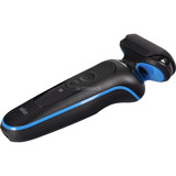 Braun Series 5 52-B7000cc Rasoir à grille Tondeuse Noir Noir/Bleu, Rasoir à grille, Noir, EasyClean, Boutons, LED, Batterie
