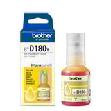 Brother BTD180Y Jaune Bouteille d'encre originale Original, Jaune, Brother, DCP-T580DW, DCP-T583DW, DCP-T780DW, 5000 pages, 1 pièce(s)