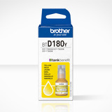 Brother BTD180Y Jaune Bouteille d'encre originale Original, Jaune, Brother, DCP-T580DW, DCP-T583DW, DCP-T780DW, 5000 pages, 1 pièce(s)