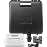 Brother PT-D410VP | Etiqueteuse bureautique professionnelle, Étiqueteuse Blanc, QWERTY, TZe, ZINK (Zero-Ink), 180 x 180 DPI, Avec fil, Blanc