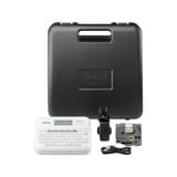 Brother PT-D410VP | Etiqueteuse bureautique professionnelle, Étiqueteuse Blanc, QWERTY, TZe, ZINK (Zero-Ink), 180 x 180 DPI, Avec fil, Blanc