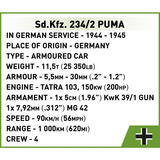 COBI Sd.Kfz. 234/2 Puma, Jouets de construction 