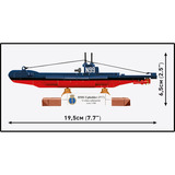 COBI Sous-marin de classe U HMS Upholder (P37), Jouets de construction 