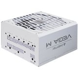 Chieftec Vega PPG-850-CW unité d'alimentation d'énergie 20+4 pin ATX ATX Blanc alimentation modulaire 850 watt Blanc, 1x 12V-2x6, 4x PCIe, 850 W, 100 - 240 V, 50/60 Hz, 20+4 pin ATX, 60 cm, 150,400 mm