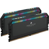 Corsair 32 Go DDR5-6200 Kit, Mémoire vive Noir, CMT32GX5M2X6200C36, Dominator Platinum RGB, XMP