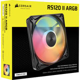 Corsair RS120 II ARGB ventilateur de boîtier Noir, 120 x 120 x 26 mm, PWM