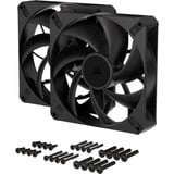 Corsair RS140 MAX 140 mm PWM Thick Fan Dual Pack, Ventilateur de boîtier Noir, 4 broches PWM