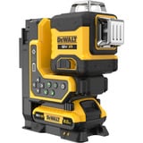 DEWALT Laser multi-lignes sans fil 3x360° DCLE34035D1, 18 Volts, avec télécommande, Laser Cross Ligne Noir/Jaune