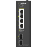 D-Link DIS-100G-06P commutateur réseau Non-géré L2 Gigabit Ethernet (10/100/1000) Connexion Ethernet, supportant l'alimentation via ce port (PoE) DIN rail Noir, Switch Non-géré, L2, Gigabit Ethernet (10/100/1000), Connexion Ethernet, supportant l'alimentation via ce port (PoE), DIN rail
