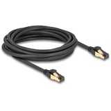 DeLOCK Câble réseau RJ-45 Cat.6a S/FTP, avec câble brut Cat.7 Noir
