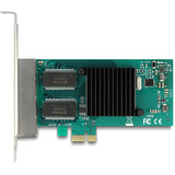 DeLOCK PCI Express x1 vers 4 x RJ45 Gigabit LAN i350, Carte réseau 
