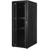 Digitus Armoires rack, Armoire informatique Noir, Rack autonome, 42U, 800 kg, Pieds réglables, Gestion optimisée des câbles, 152 kg