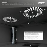 Digitus Boîtier mural, SOHO, non monté - 540x400 mm (LxP), Armoire informatique Noir