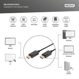 Digitus Câble de connexion DisplayPort, UHD 4K Noir