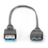 Digitus Câble de connexion USB 3.2 Gen 1 USB-A > Micro USB-B Noir