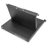 Digitus Console KVM LCD HD modulaire avec écran TFT 19" 8 ports HDMI, Switch KVM Noir
