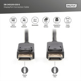 Digitus DB-340100-030-S, Câble Noir