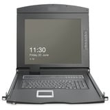 Digitus DS-72221-6GE, Switch KVM Noir