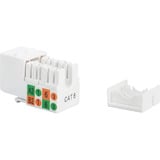 Digitus Module Keystone CAT 5e, Classe D non blindé, Module de Keystone Blanc