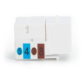 Digitus Module Keystone CAT 5e, Classe D non blindé, Module de Keystone Blanc