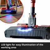 EINHELL Balai à batterie Power X-Change TE-FS 18 Li-Solo, 18 Volts, Aspirateur balais Rouge/Noir