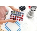 Emsa 508546 boîte hermétique alimentaire Rectangulaire 3,7 L Transparent 1 pièce Transparent/Bleu, Boîte, Rectangulaire, 3,7 L, Transparent, Polypropylène (PP), Élastomère thermoplastique (TPE), Allemagne