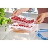 Emsa 508546 boîte hermétique alimentaire Rectangulaire 3,7 L Transparent 1 pièce Transparent/Bleu, Boîte, Rectangulaire, 3,7 L, Transparent, Polypropylène (PP), Élastomère thermoplastique (TPE), Allemagne