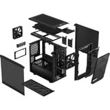 Fractal Design Meshify 2 Nano boîtier midi tower Noir | 2x USB-A | 1x USB-C | Verre Trempé