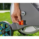 GARDENA Enrouleur de tuyau d'arrosoir 100 (2674-20), Enrouleur transportable Gris/Orange, 18550-20