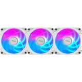 GIGABYTE AORUS EZ CHAIN FAN 120 ICE Carte-mère Ventilateur 12 cm Blanc 1 pièce(s), Ventilateur de boîtier Noir, Ventilateur, 12 cm, Blanc