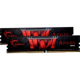 G.Skill 32 Go DDR4-2666 Kit, Mémoire Noir/Rouge, F4-2666C19D-32GIS, Aegis