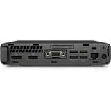 HP EliteDesk 800 G5 MP Reconditionné, Mini PC Noir/Argent