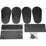 Inter-Tech Kit de conversion SF-47045, boîtier de serveur Noir