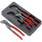 KNIPEX Ensemble Cobra® 00 20 09 V02, Set de pinces Noir, poignées avec gainage en plastique antidérapant