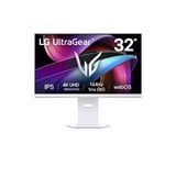 LG  32" 4K UHD Moniteur gaming  Blanc