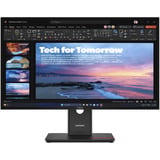 Lenovo ThinkVision T27QD-40 Moniteur 27" Noir, 1x DisplayPort, 1x HDMI, 2x USB-C, 3x USB-A, 1x RJ-45, 120 Hz, 68,6 cm (27"), 2560 x 1440 pixels, Wide Quad HD, LED, 6 ms, Noir
