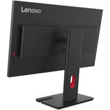 Lenovo ThinkVision T27QD-40 Moniteur 27" Noir, 1x DisplayPort, 1x HDMI, 2x USB-C, 3x USB-A, 1x RJ-45, 120 Hz, 68,6 cm (27"), 2560 x 1440 pixels, Wide Quad HD, LED, 6 ms, Noir