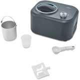 Medion LIFE Machine à glace MD 10169, Sorbetière Noir/en acier inoxydable