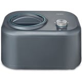 Medion LIFE Machine à glace MD 10169, Sorbetière Noir/en acier inoxydable