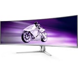 Philips Evnia 8000 49M2C8900L/00 écran plat de PC 124,2 cm (48.9") 5120 x 1440 pixels Dual QHD QD-OLED Blanc Moniteur UltraWide gaming incurvé Blanc, 1x DisplayPort, 2x HDMI, 1x USB-C, 4x USB-A, 144 Hz, 124,2 cm (48.9"), 5120 x 1440 pixels, Dual QHD, QD-OLED, 0,03 ms, Blanc