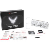 PowerColor Radeon RX 9070 XT Red Devil 16GB OC WHITE, Carte graphique Blanc
