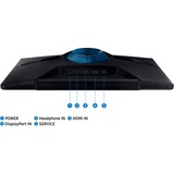 Samsung 27" Odyssey G3 G30D FHD 180Hz Gaming Monitor Noir, 1x DisplayPort, 1x HDMI, 180 Hz, 68,6 cm (27"), 1920 x 1080 pixels, Full HD, LCD, 1 ms, Noir